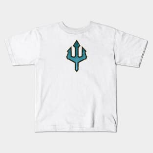 Poseidon Symbol (Variant) Kids T-Shirt